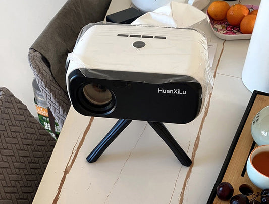 HuanXiLu Native 1080P Projector Full HD, 15000Lux Movie Projector