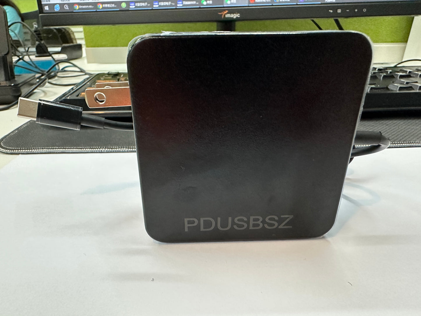 PDUSBSZ 65W USB C Power Adapter Compatible with Mac Book Pro