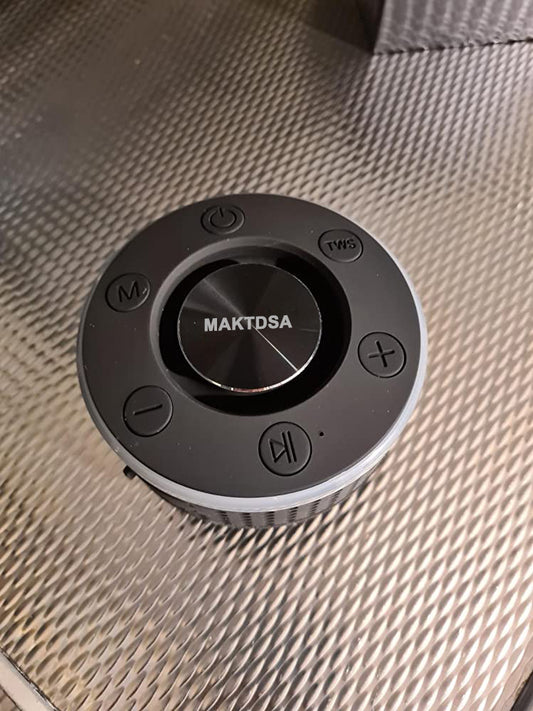 MAKTDSA Bluetooth Shower Speaker, IP7 Waterproof Speaker with Suction Cup