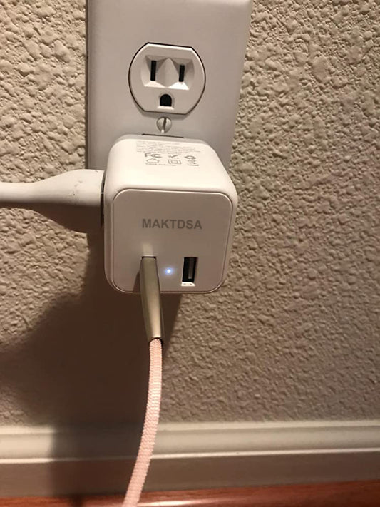 MAKTDSA Multi Plug Outlet Extender USB - Electrical Wall Outlet Converter