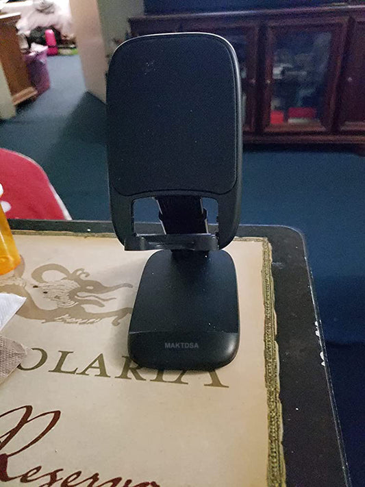 MAKTDSA Foldable Phone Stand for Desk - Height Adjustable Cell Phone Holder