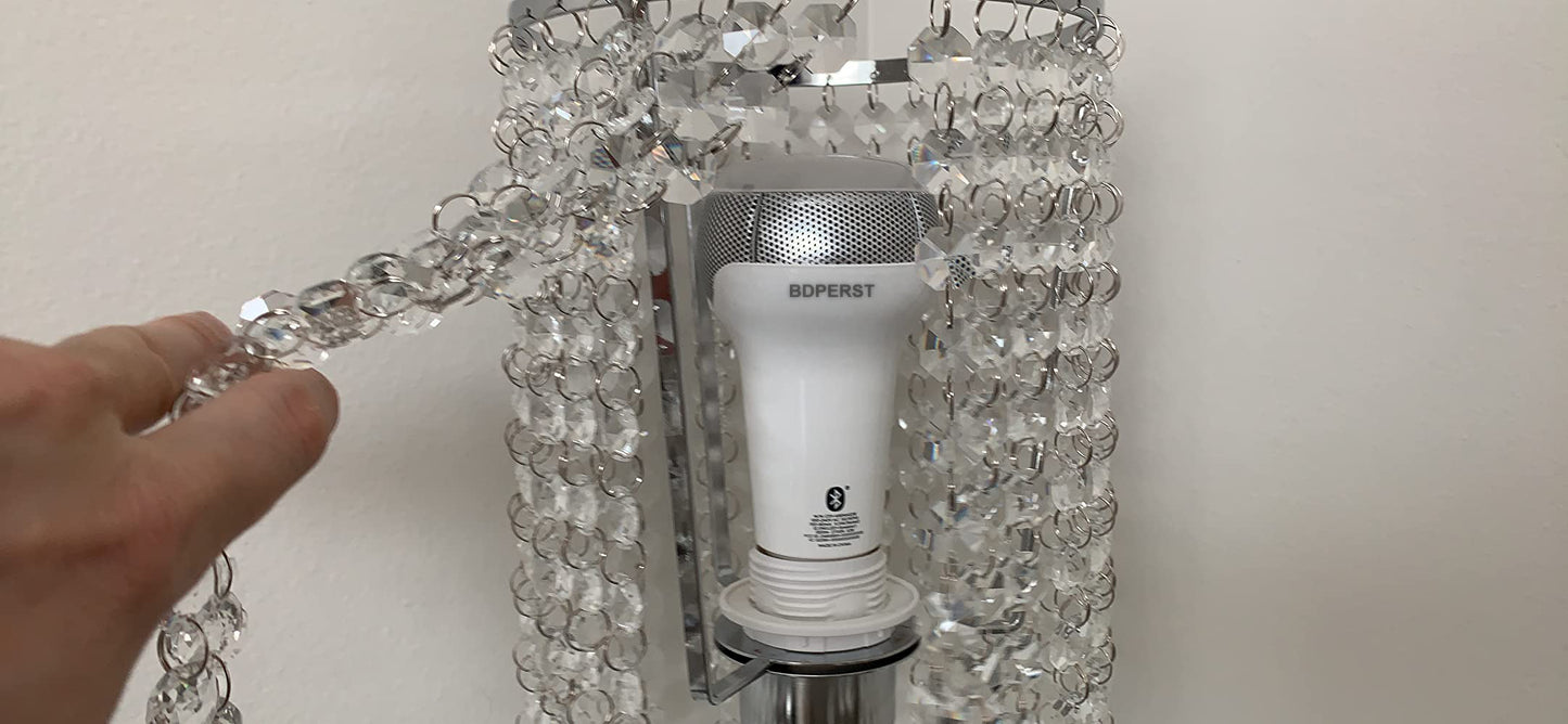 BDPERST Bluetooth Speaker Light Bulb Dual Channel 45W Equivalent