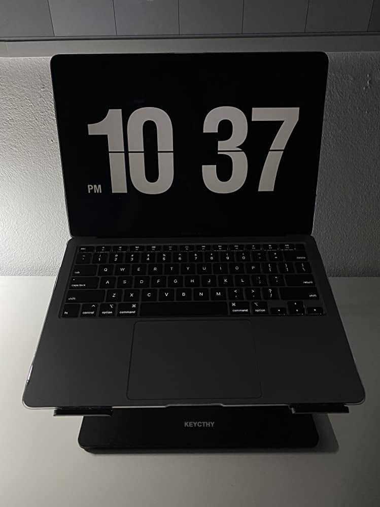 KEYCTHY LS03 Aluminum Laptop Stand, Ergonomic Detachable Computer Stand