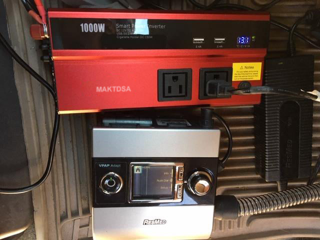 MAKTDSA 1000W Power Inverters, Car Power 12v to 110v AC Converter