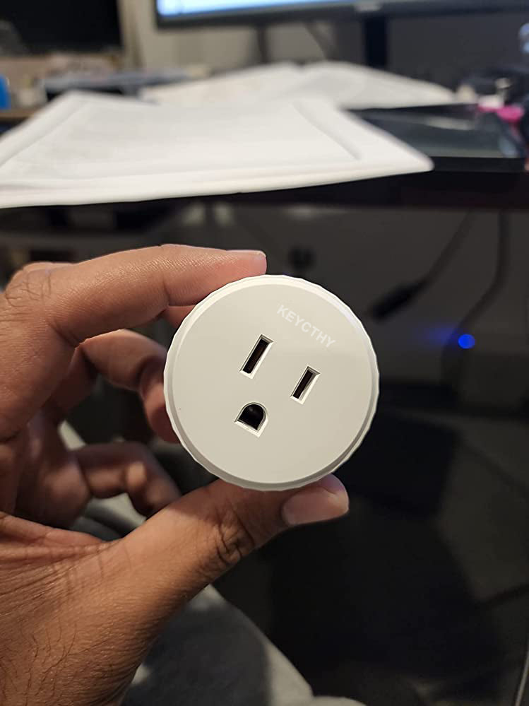 KEYCTHY Smart Plug, WiFi Outlet Compatible with Alexa and Google Assistant