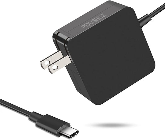 PDUSBSZ 65W USB C Power Adapter Compatible with Mac Book Pro