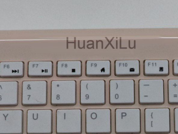 HuanXiLu 2.4G Wireless Keyboard Stainless Steel Ultra Slim Full Size Keyboard