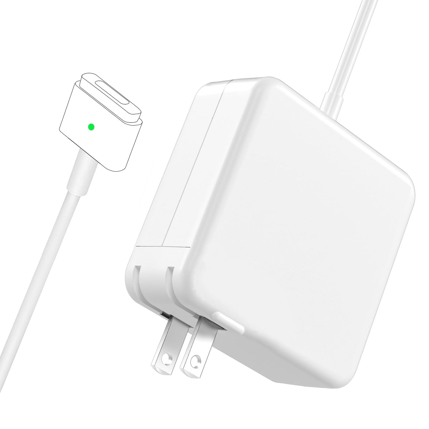 SZ96W Mac Book Air Charger, 45W Magnetic Mag2 T-Tip Laptop Charger Suitable for Mac Book Air 11 inch and 13 inch After Mid 2012(Applicable to 2012-2017)