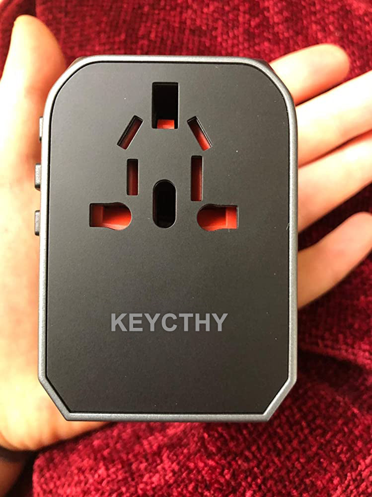 KEYCTHY Universal Travel Power Adapter with Smart Power USB