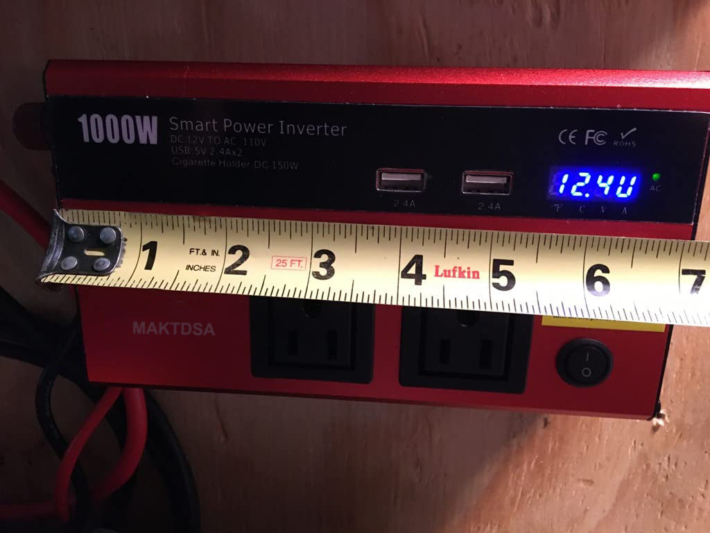 MAKTDSA 1000W Power Inverters, Car Power 12v to 110v AC Converter